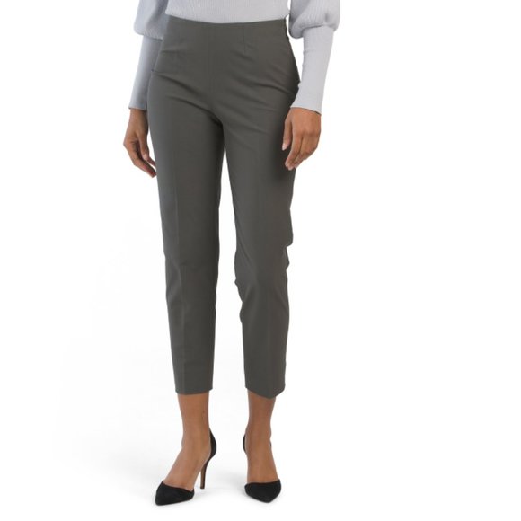 PIAZZA SEMPIONE Green Made In Italy Pants With Zip Closure